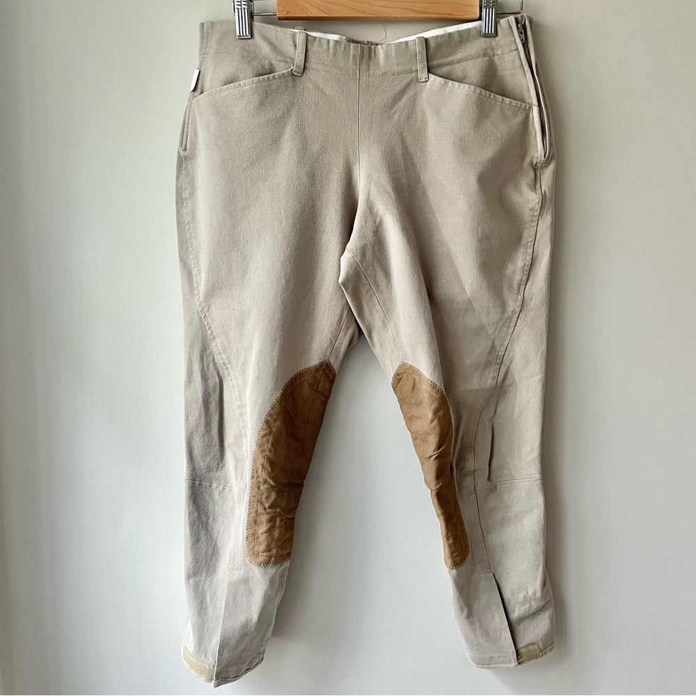 The Tailored Sportsman | Tan Trophy Hunter Mid Rise Zip Breech Size 30